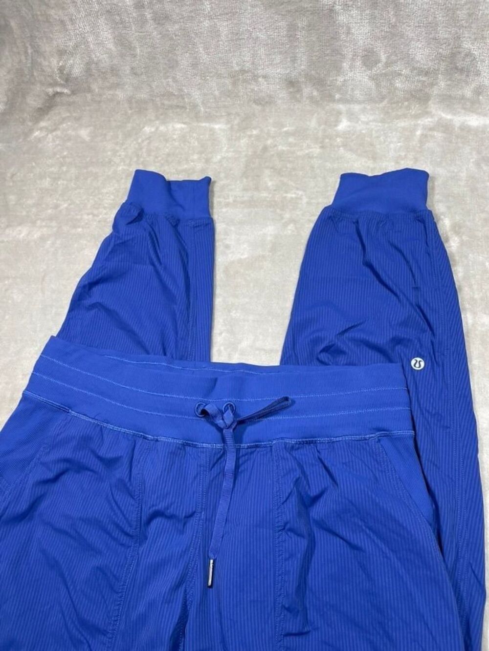 Lululemon Jogger Pants Women Size 10 Blue Dance Studio Mid-Rise Athleisure Gym